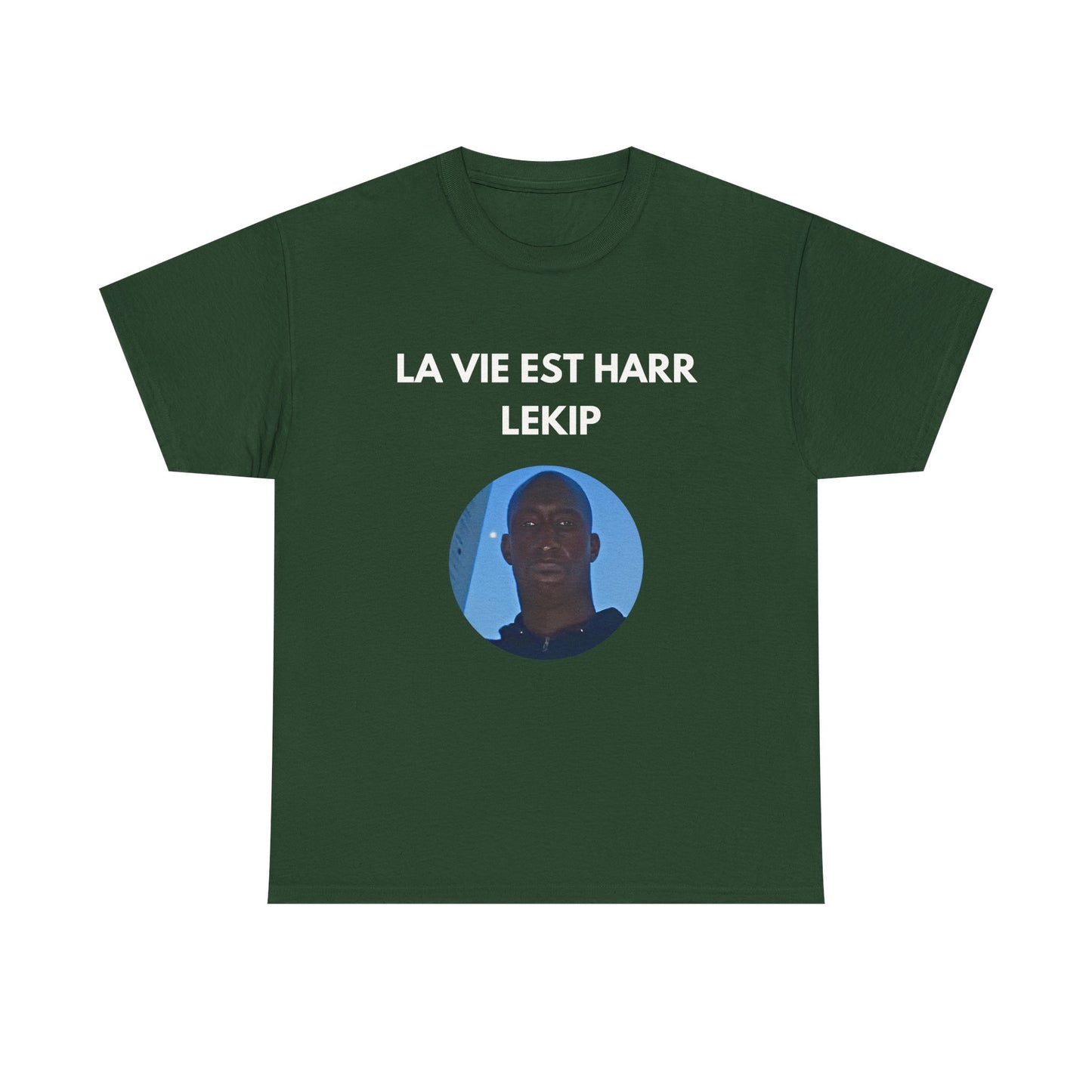T-shirt humoristique unisexe en coton épais -Trend c'est harr lekip
