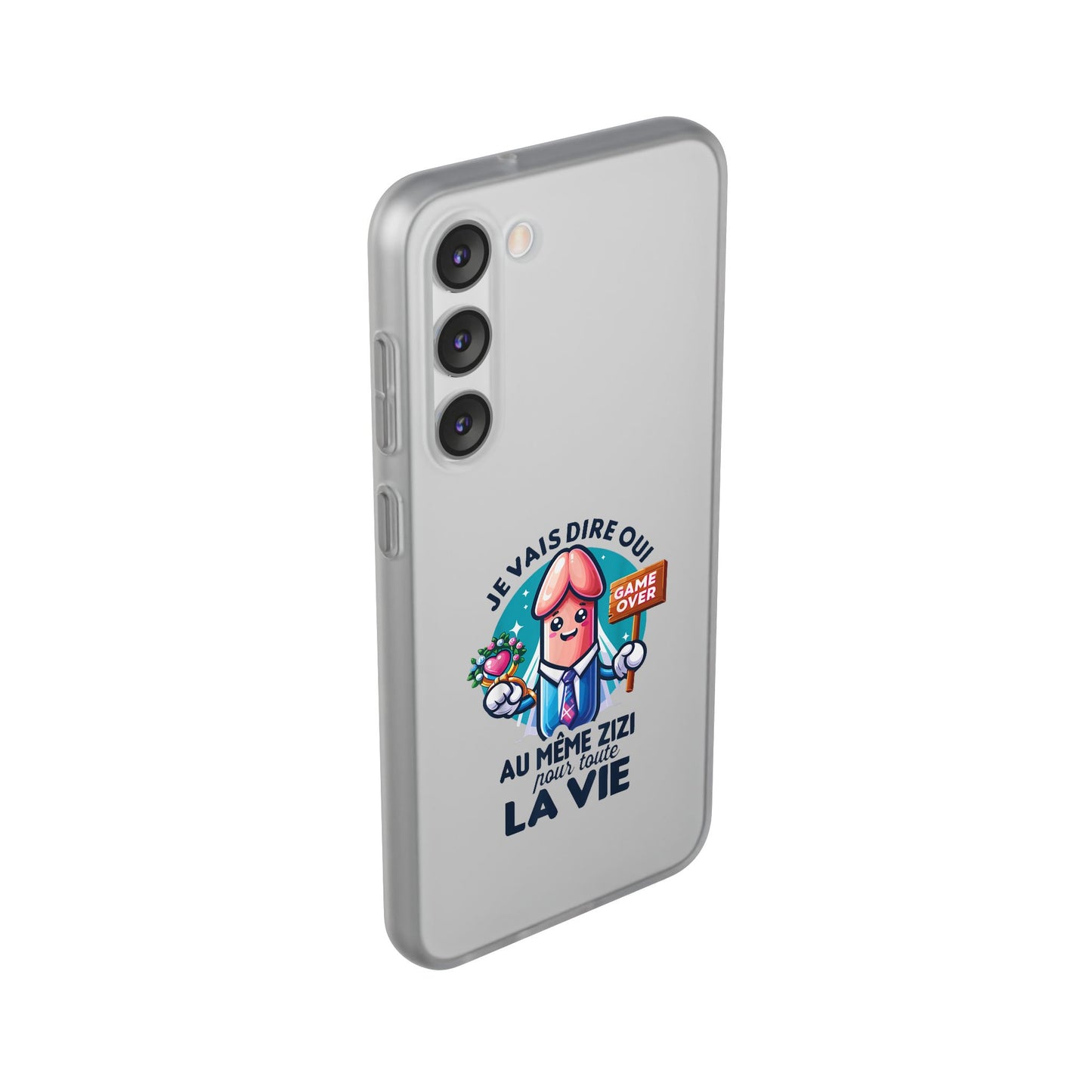 Coque flexible Je vais dire oui au même zizi pour toute la vie