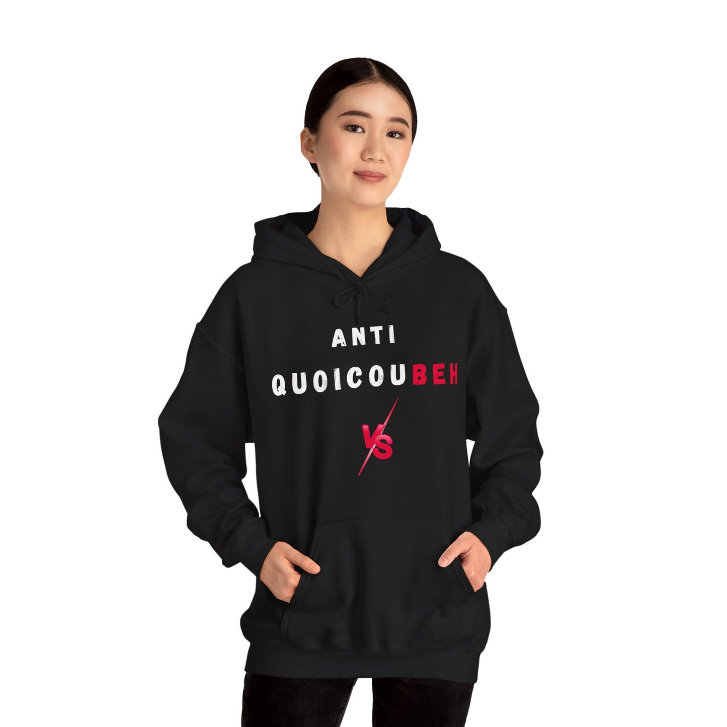 Hoodie unisexe drôle - Sweat-shirt Anti Quoicoubeh