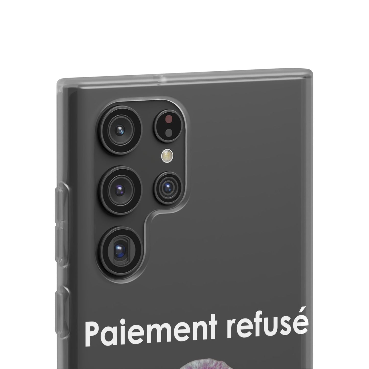 Coque flexible Paiement refusé