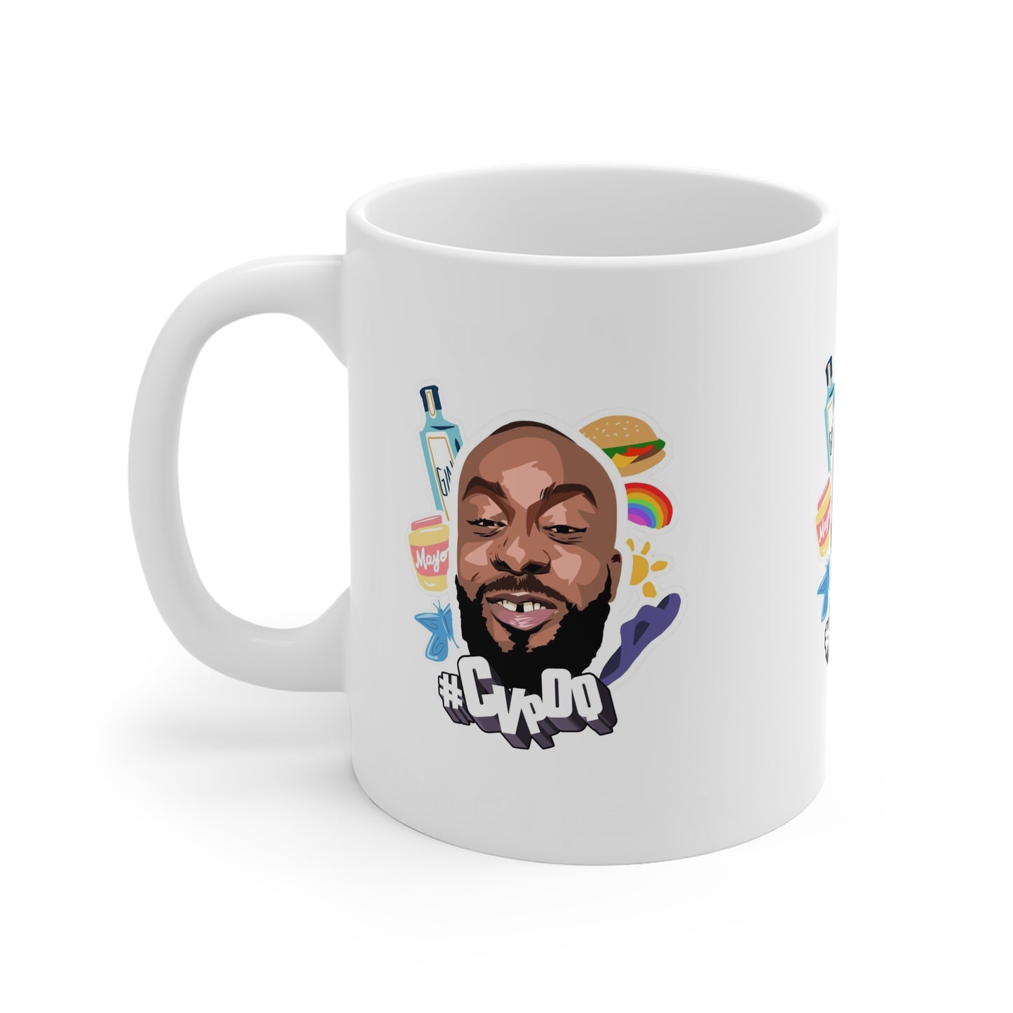 Tasse blanche de 325 ml  – Binobile mais cv pas ou quoi