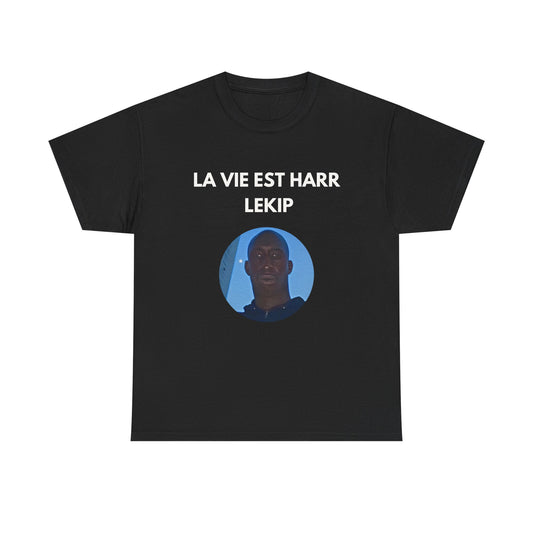 T-shirt humoristique unisexe en coton épais -Trend c'est harr lekip