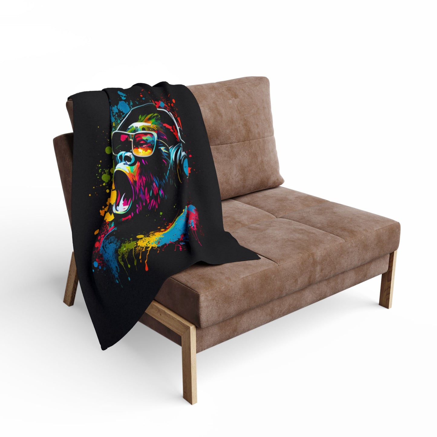 Plaid en polaire arctique Monkey hurlant