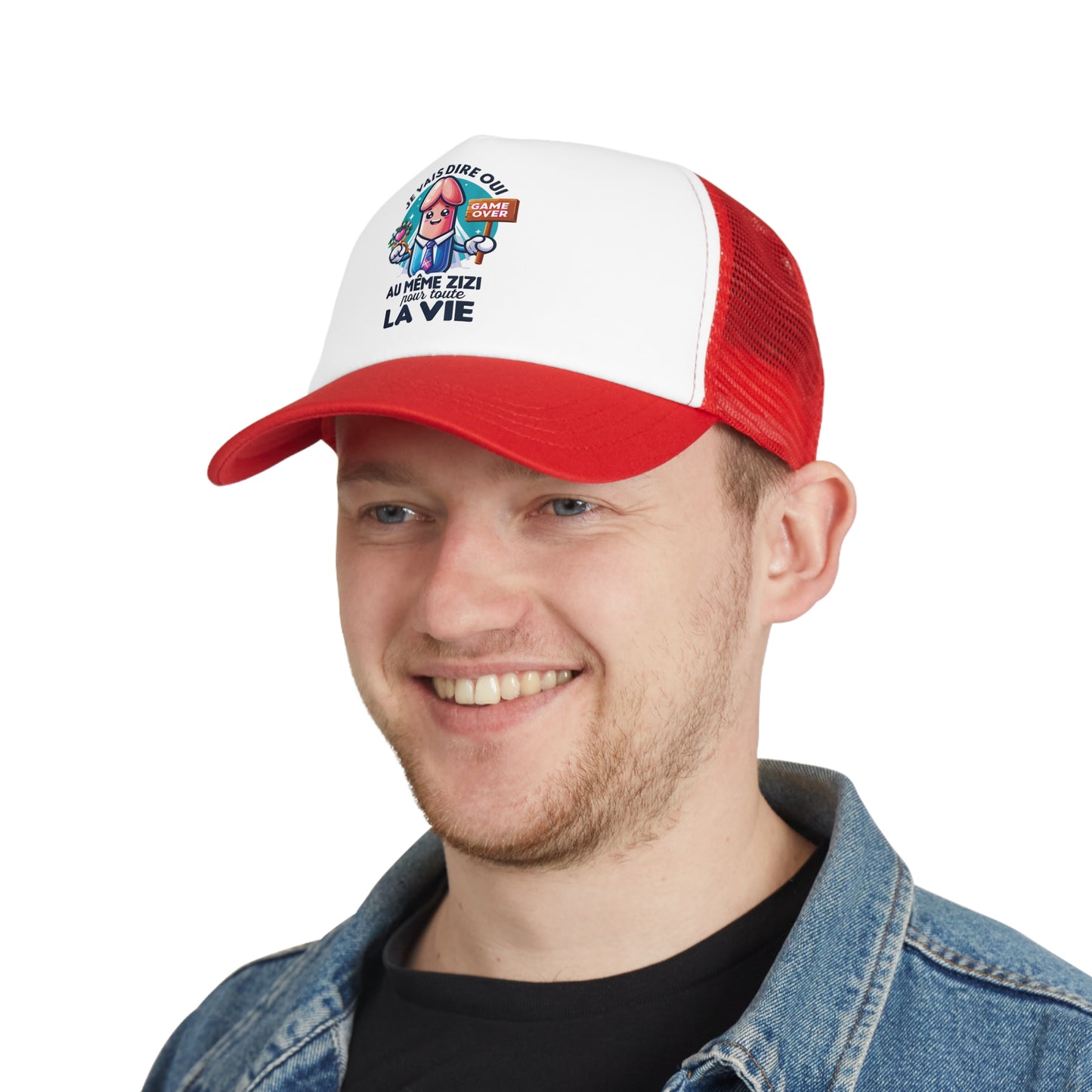 Casquette en maille Unique – Chapeau amusant et original Je vais dire oui au même zizi pour toute la vie