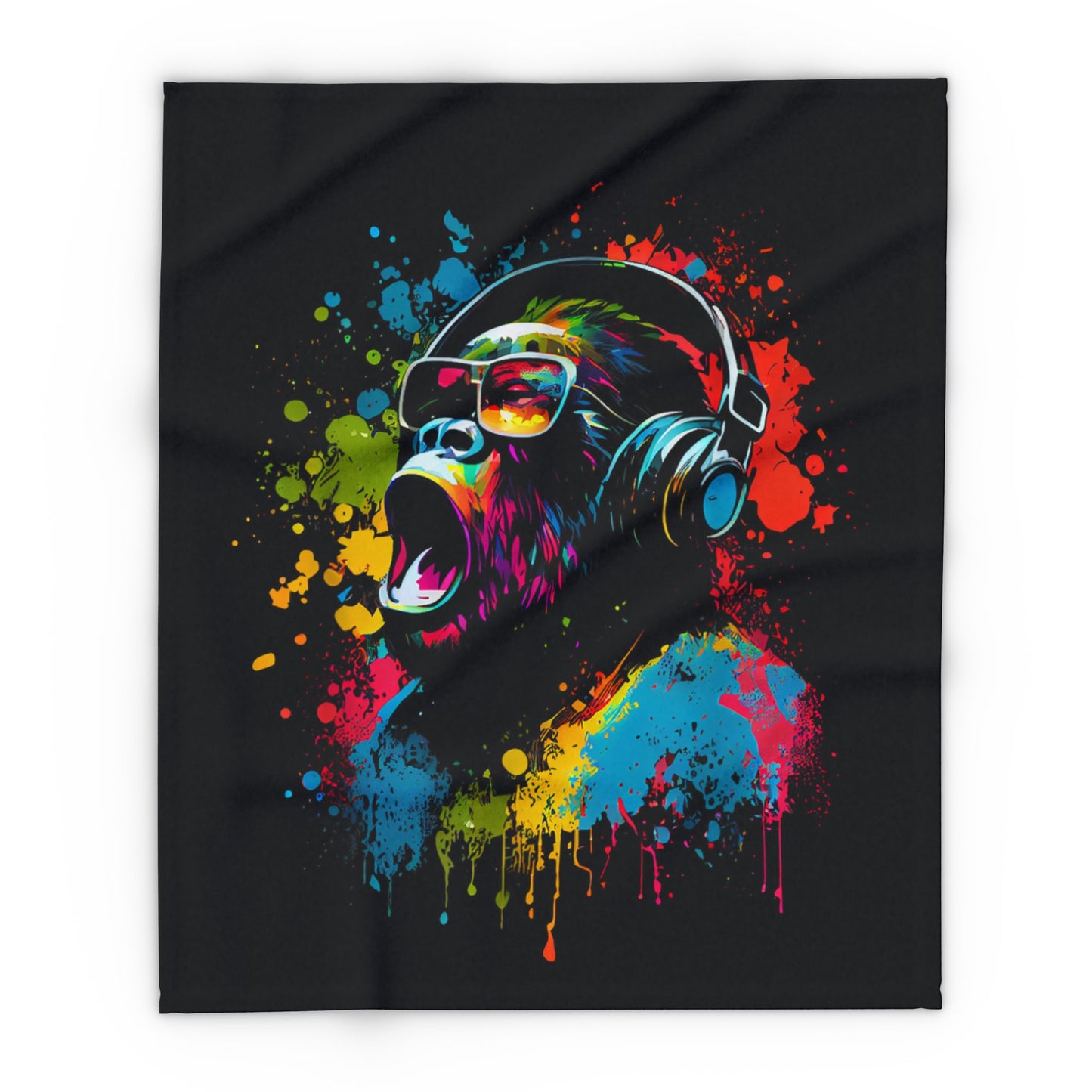 Plaid en polaire arctique Monkey hurlant