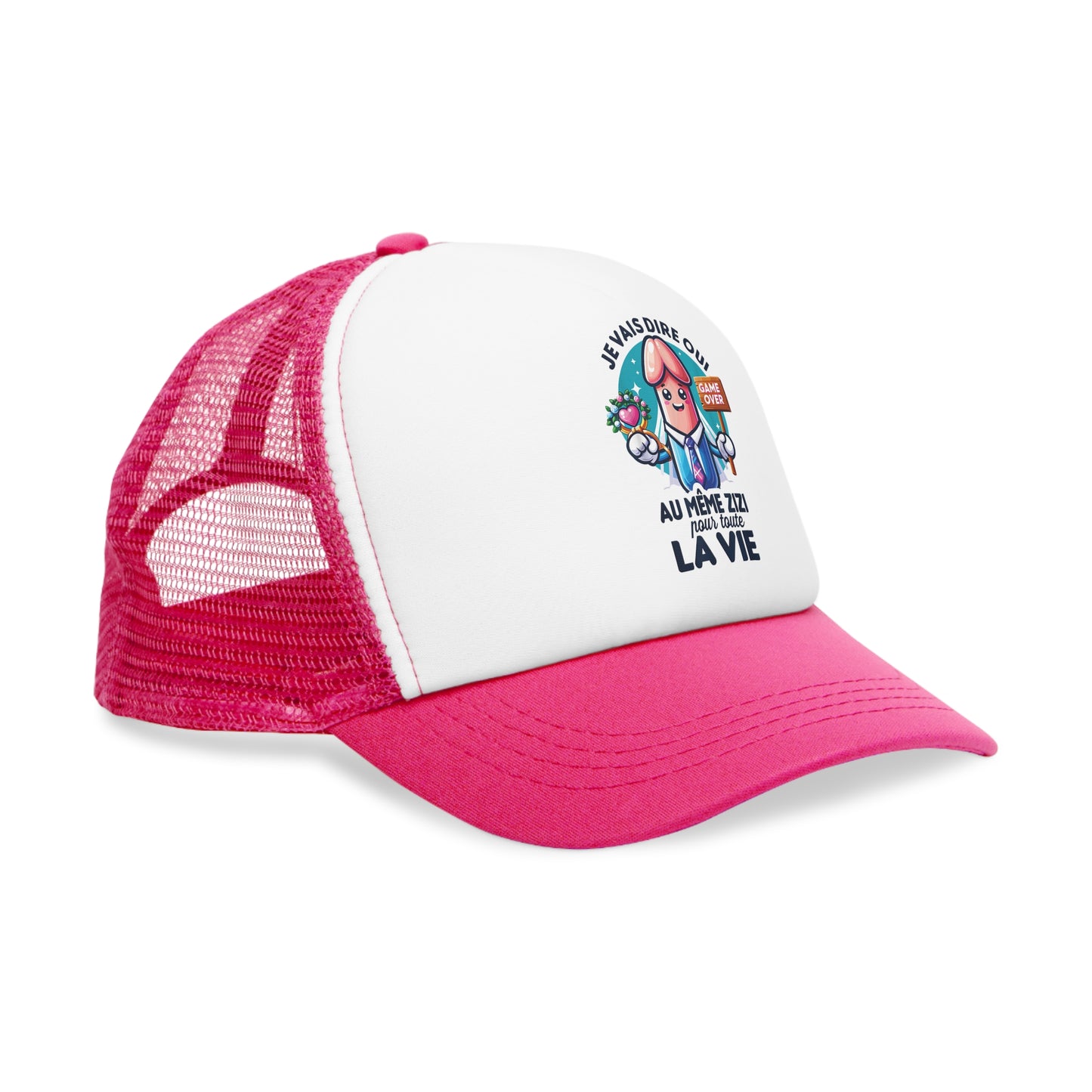 Casquette en maille Unique – Chapeau amusant et original Je vais dire oui au même zizi pour toute la vie