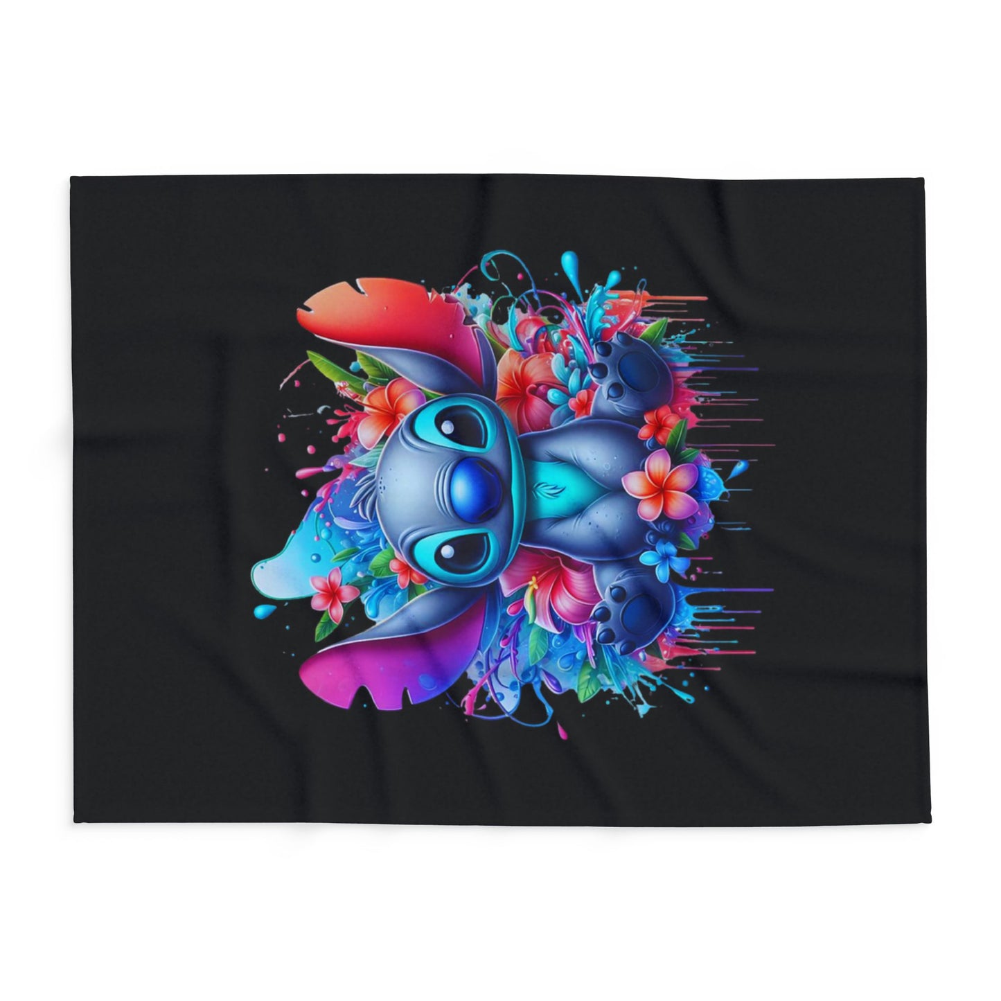 Plaid en polaire arctique Stitch