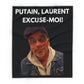 Plaid en polaire arctique Putain Laurent