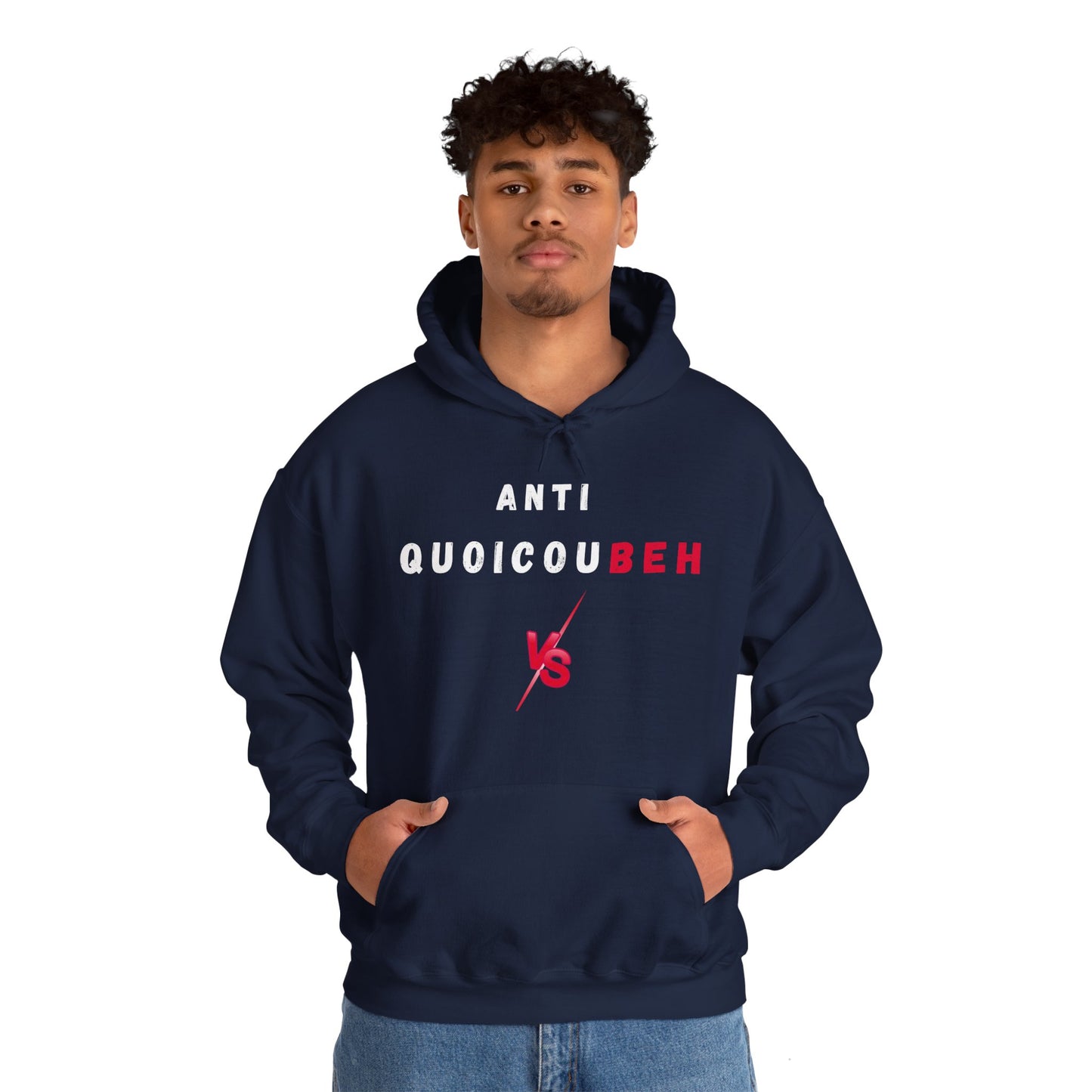 Hoodie unisexe drôle - Sweat-shirt Anti Quoicoubeh