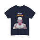 T-shirt humoristique unisexe en coton épais -Trend le singe Allo Salam
