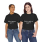 T-shirt humoristique unisexe en coton épais -Trend Binobile Mais cv pas ou quoi