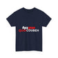 T-shirt humoristique unisexe en coton épais -Apagnan Quoicoubeh
