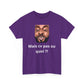 T-shirt humoristique unisexe en coton épais -Trend Binobile Mais cv pas ou quoi