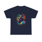 T-shirt humoristique unisexe en coton épais -Monkey hurlant