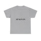T-shirt humoristique unisexe en coton épais -Apagnan Quoicoubeh