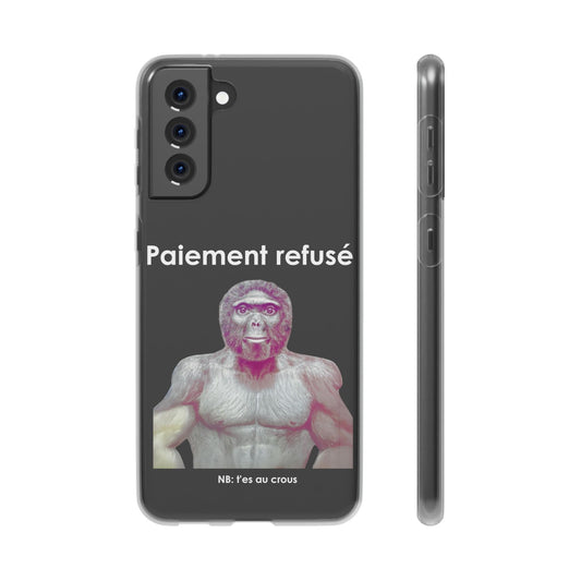 Coque flexible Paiement refusé