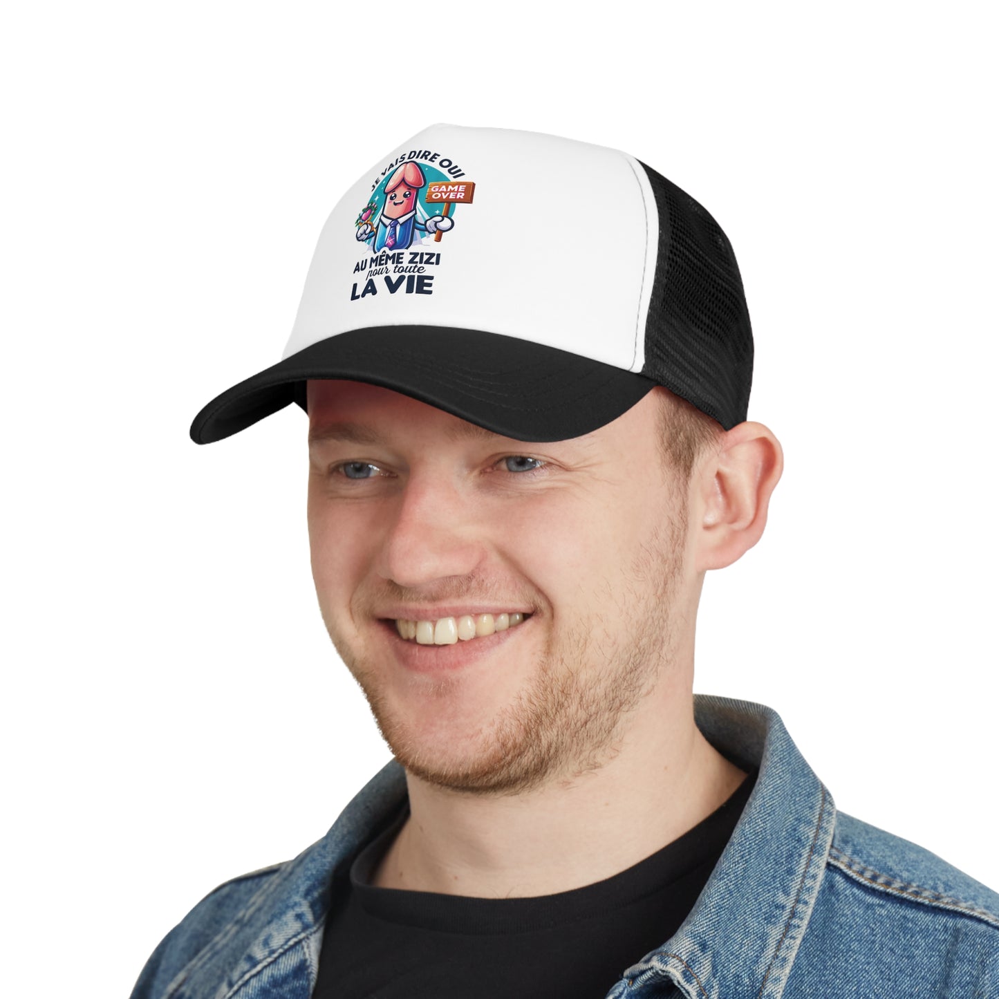 Casquette en maille Unique – Chapeau amusant et original Je vais dire oui au même zizi pour toute la vie