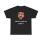 T-shirt humoristique unisexe en coton épais -Trend Binobile Mais cv pas ou quoi
