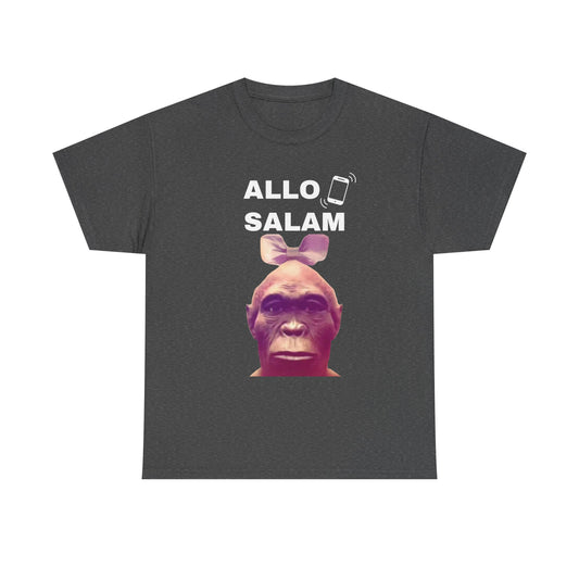 T-shirt humoristique unisexe en coton épais - Allo Salam