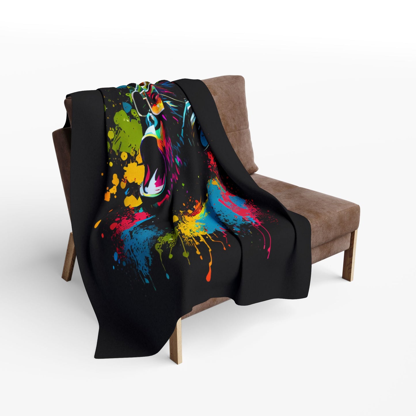 Plaid en polaire arctique Monkey hurlant