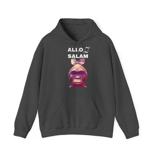 Hoodie unisexe drôle - Sweat-shirt graphique Allo Salam