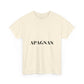 T-shirt humoristique unisexe en coton épais -Apagnan Quoicoubeh