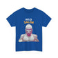 T-shirt humoristique unisexe en coton épais -Trend le singe Allo Salam