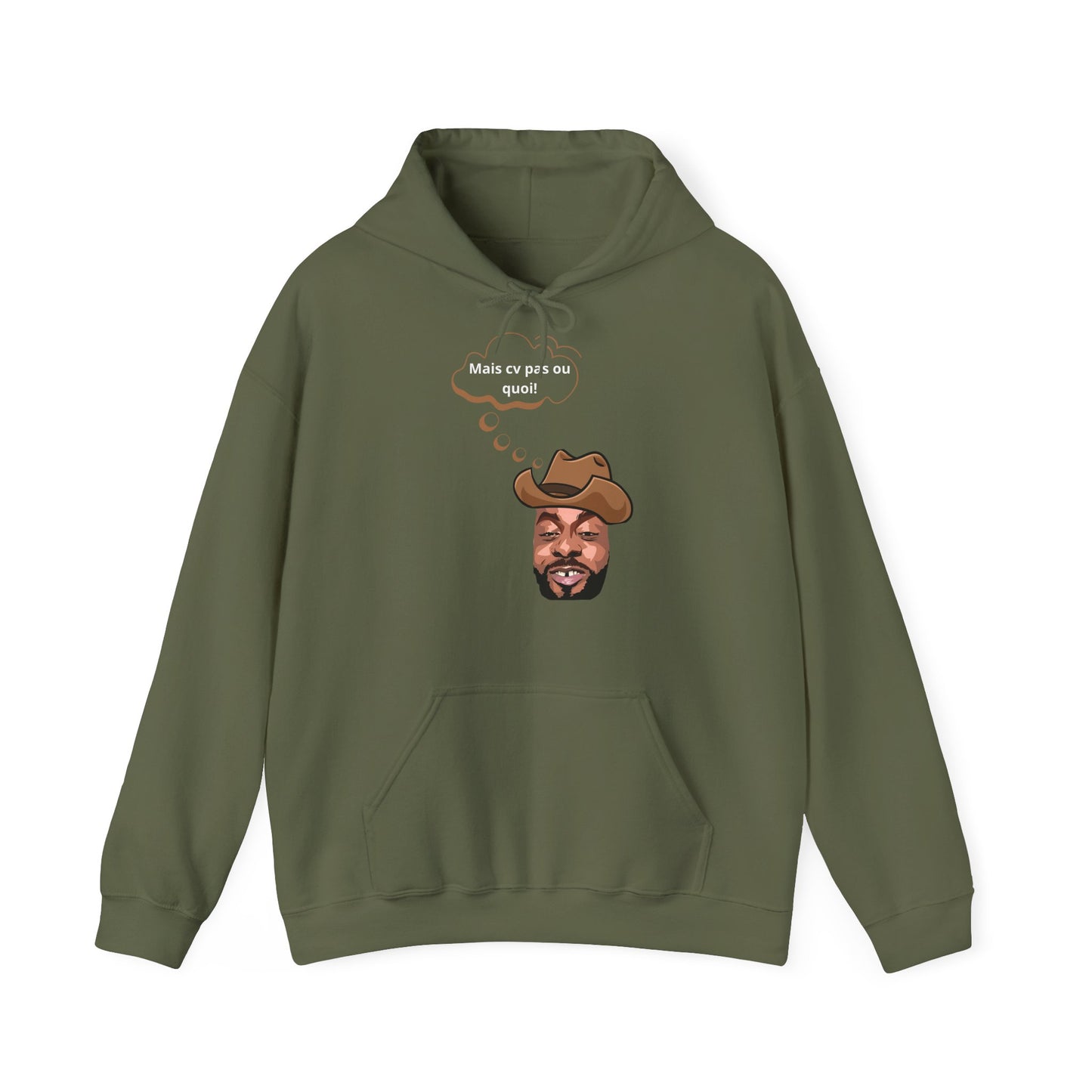 Hoodie unisexe drôle - Sweat-shirt graphique Binobile Mais cv pas ou quoi