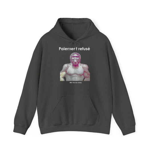 Hoodie unisexe drôle - Sweat-shirt graphique Quoicoubeh Paiement refusé
