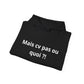 Hoodie unisexe drôle - Sweat-shirt graphique Mais cv pas ou quoi