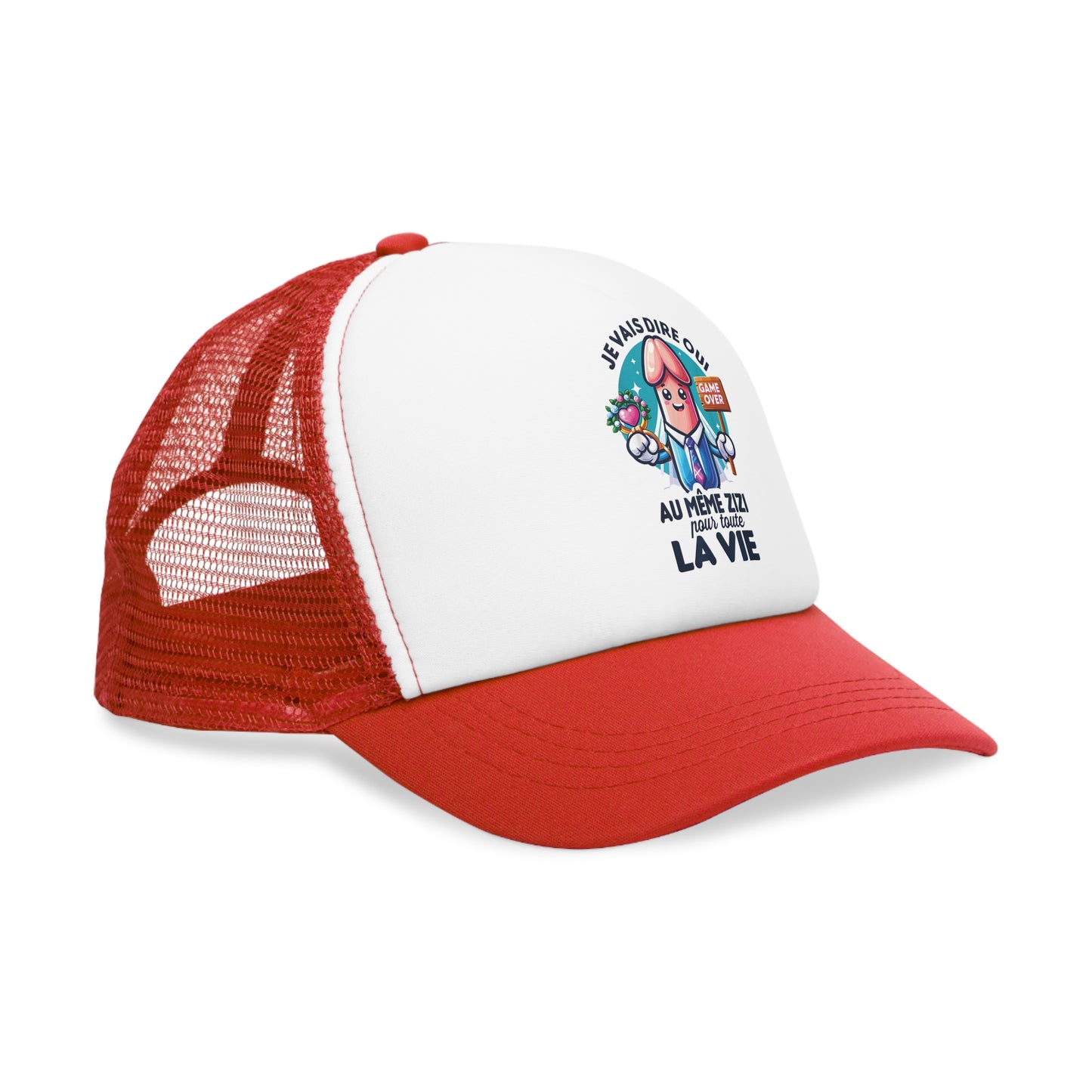 Casquette en maille Unique – Chapeau amusant et original Je vais dire oui au même zizi pour toute la vie