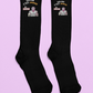 Chaussettes Crew Personnalisées en Sublimation – Design Graphique Amusant avec "Salam C'est Jawad"