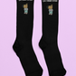 Chaussettes Crew Personnalisées en Sublimation – Design Graphique Amusant avec "Chill guy"