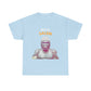 T-shirt humoristique unisexe en coton épais -Trend le singe Allo Salam