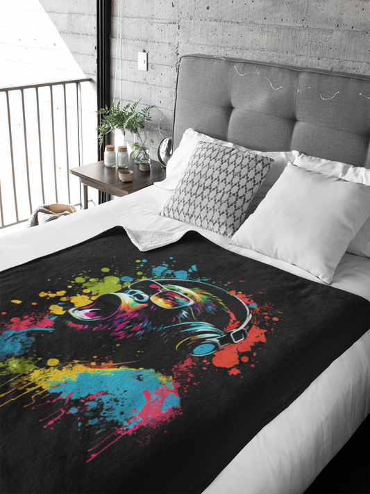 Plaid en polaire arctique Monkey hurlant
