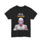 T-shirt humoristique unisexe en coton épais -Trend le singe Allo Salam