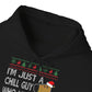 Hoodie unisexe drôle - Sweat-shirt graphique Chill guy Noel
