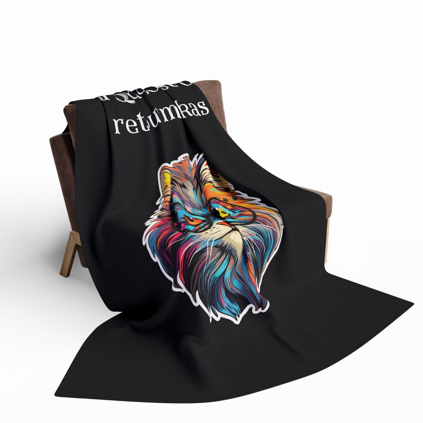 Plaid en polaire arctique Quoicoubeh Madafakas