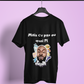 T-shirt humoristique unisexe en coton épais -Trend Binobile Mais Cv pas ou quoi