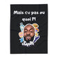 Plaid en polaire arctique Binobile Mais cv pas ou quoi