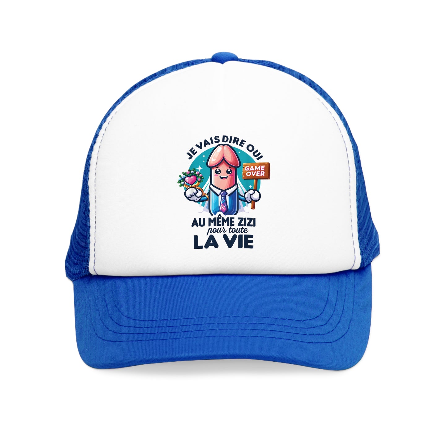 Casquette en maille Unique – Chapeau amusant et original Je vais dire oui au même zizi pour toute la vie