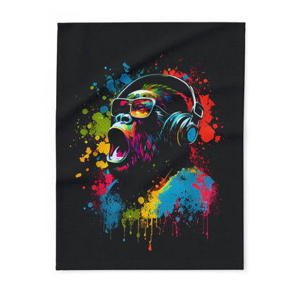 Plaid en polaire arctique Monkey hurlant