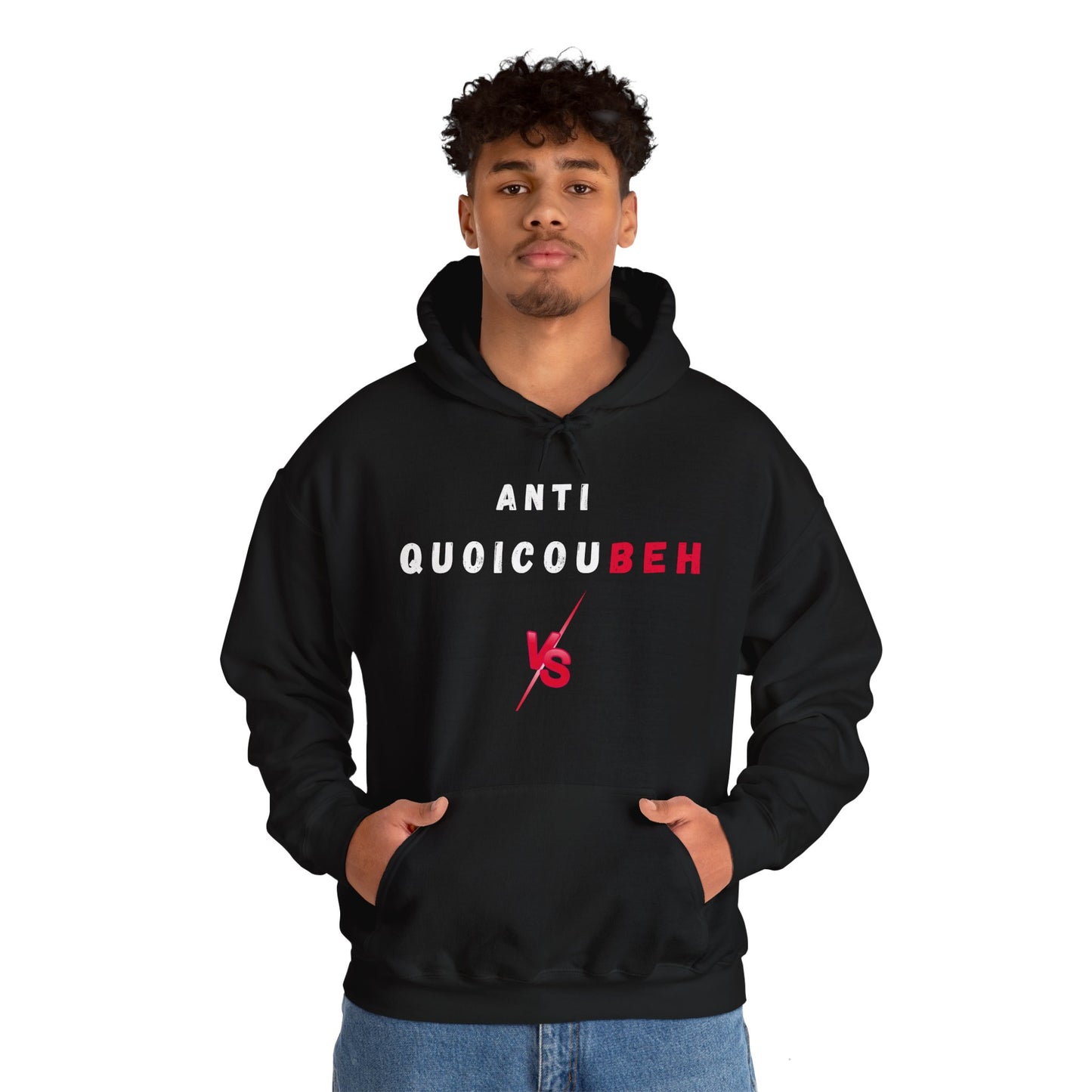 Hoodie unisexe drôle - Sweat-shirt Anti Quoicoubeh