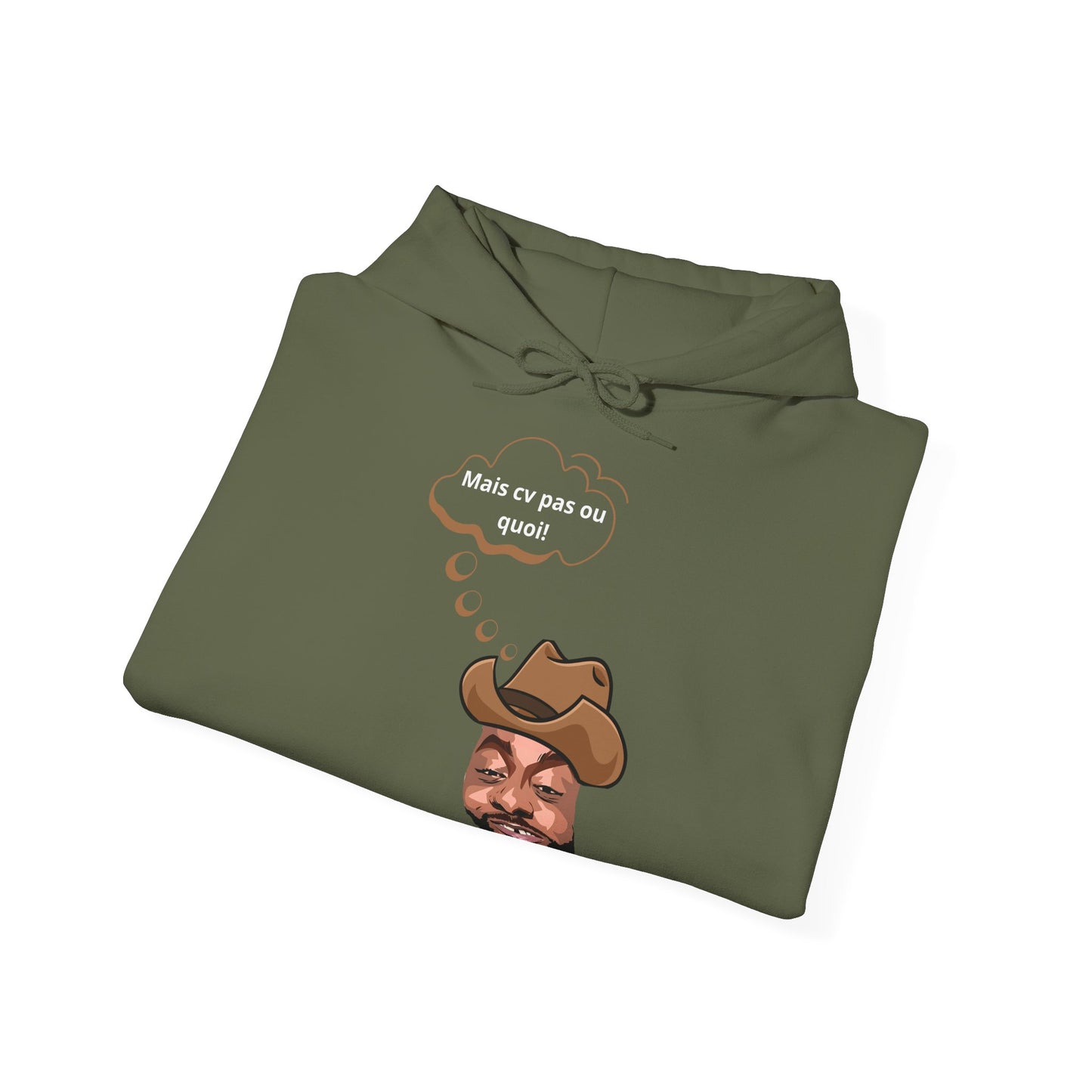 Hoodie unisexe drôle - Sweat-shirt graphique Binobile Mais cv pas ou quoi