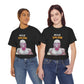 T-shirt humoristique unisexe en coton épais -Trend le singe Allo Salam
