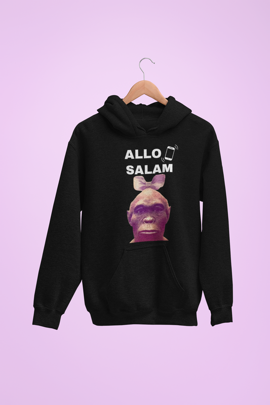 Hoodie unisexe drôle - Sweat-shirt graphique Allo Salam