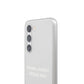 Coque flexible Putain Laurent excuse moi