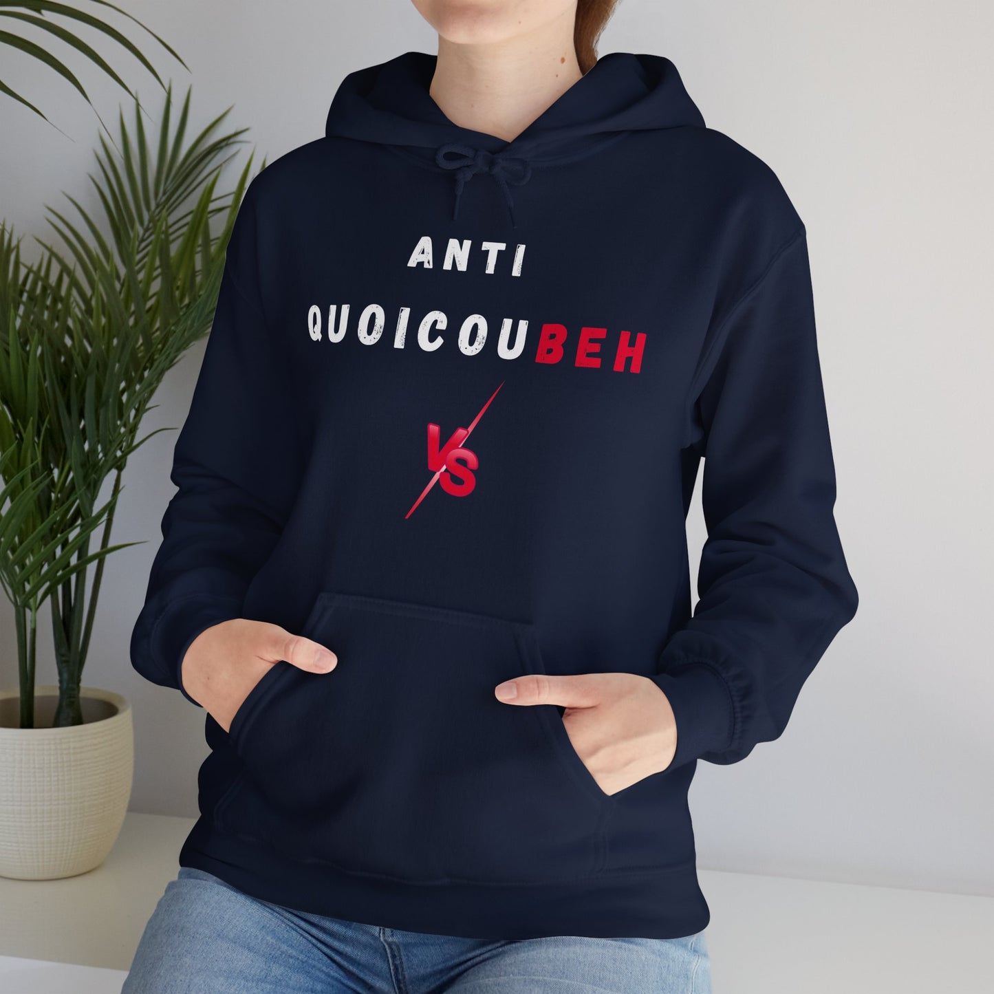 Hoodie unisexe drôle - Sweat-shirt Anti Quoicoubeh
