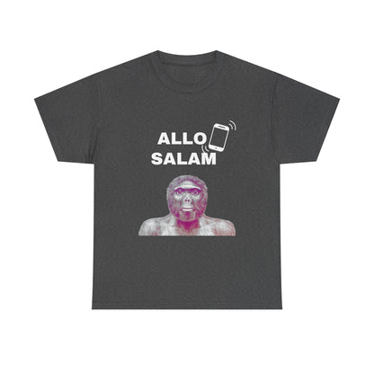 T-shirt humoristique unisexe en coton épais - Allo Salam