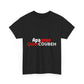 T-shirt humoristique unisexe en coton épais -Apagnan Quoicoubeh